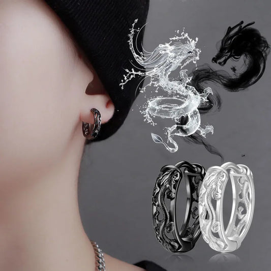 Minimalist Dragon Earrings